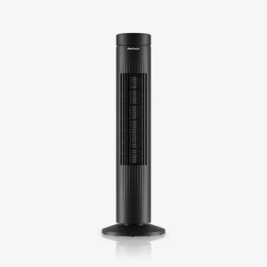 76 cm Oscillating Tower Fan with Touch Panel - Black