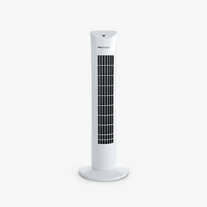 76 cm Oscillating Tower Fan - White